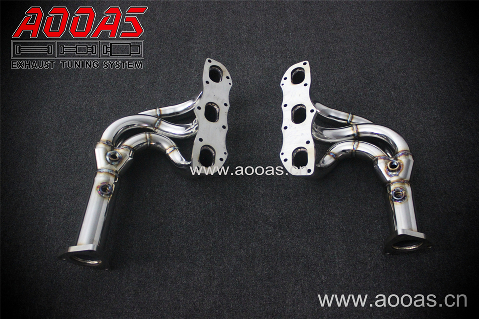 Porsche 911 991.1 All SS304 / Decat (Catless) Manifold 